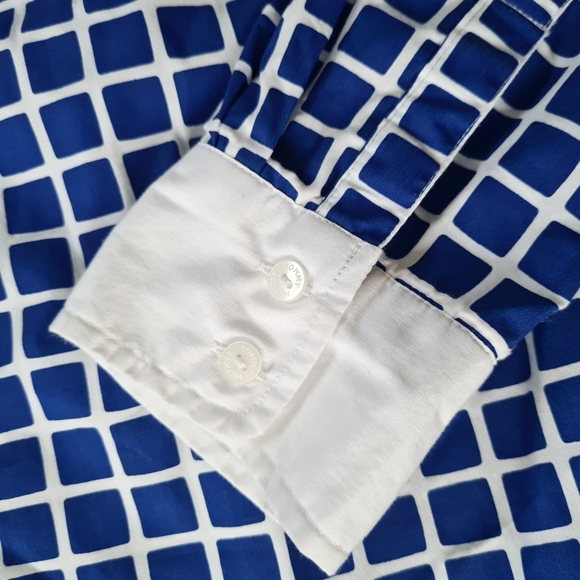 Tommy Hilfiger Blue / White Patterned Long Sleeve Shirt - Size AU M - BNWOT - Picture 5 of 8